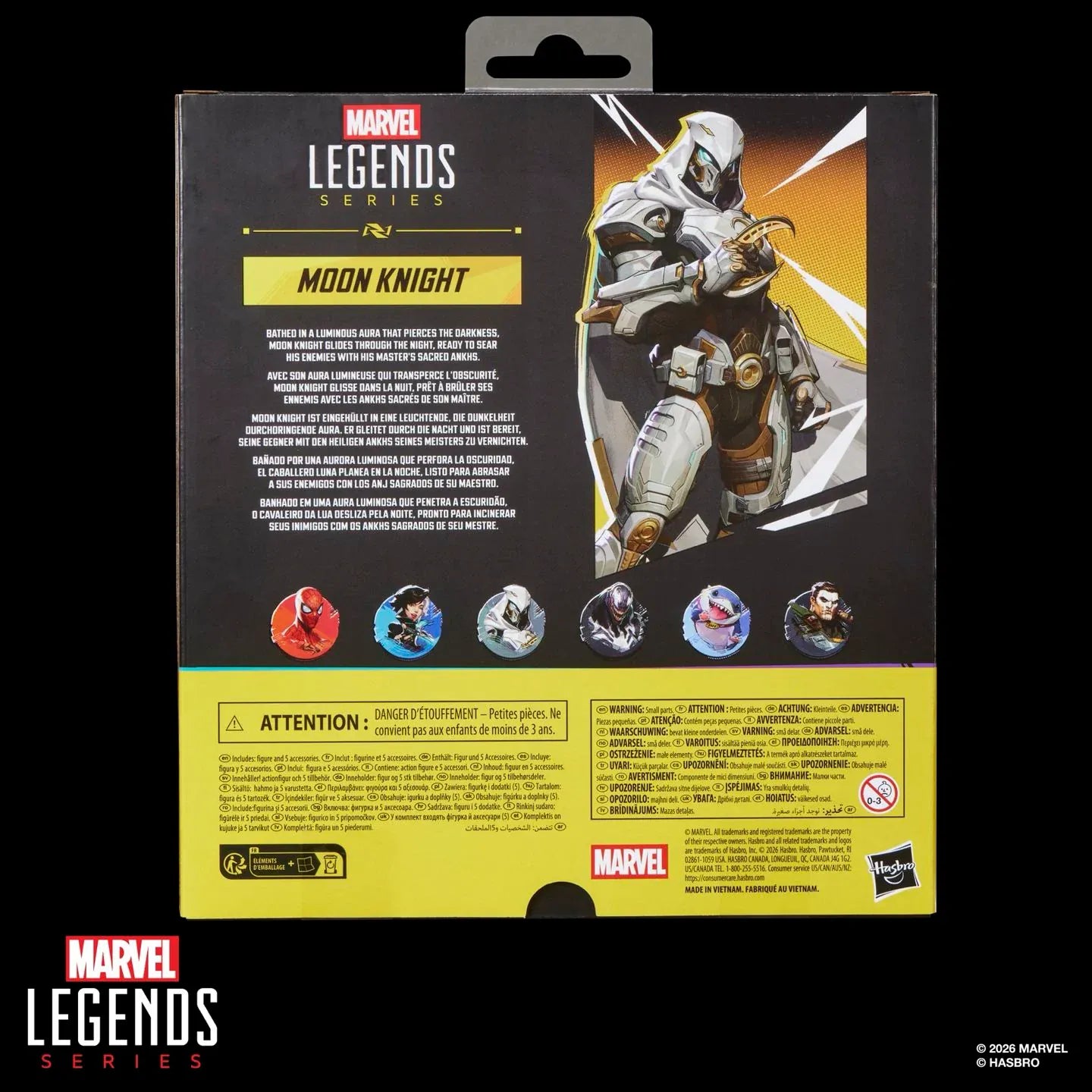 Hasbro Marvel Legends Series Marvel Rivals Moon Knight Action Figure