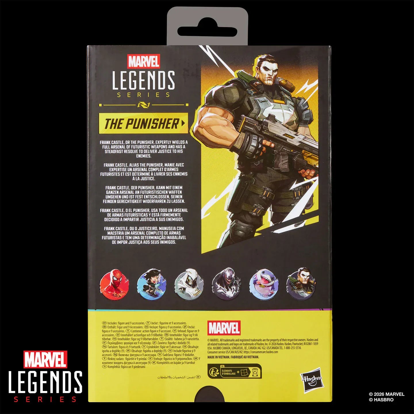 Marvel Legends Series Marvel Rivals The Punisher Action Figure
