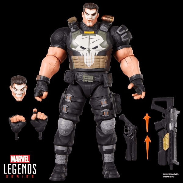 Hasbro Marvel Legends Series Marvel Rivals The Punisher Action Figure