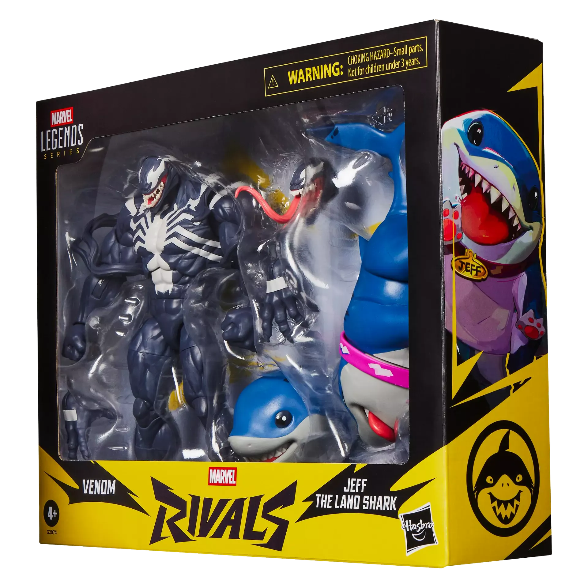 Hasbro Marvel Legends Series Marvel Rivals Venom and Jeff the Land Shark Action Figures