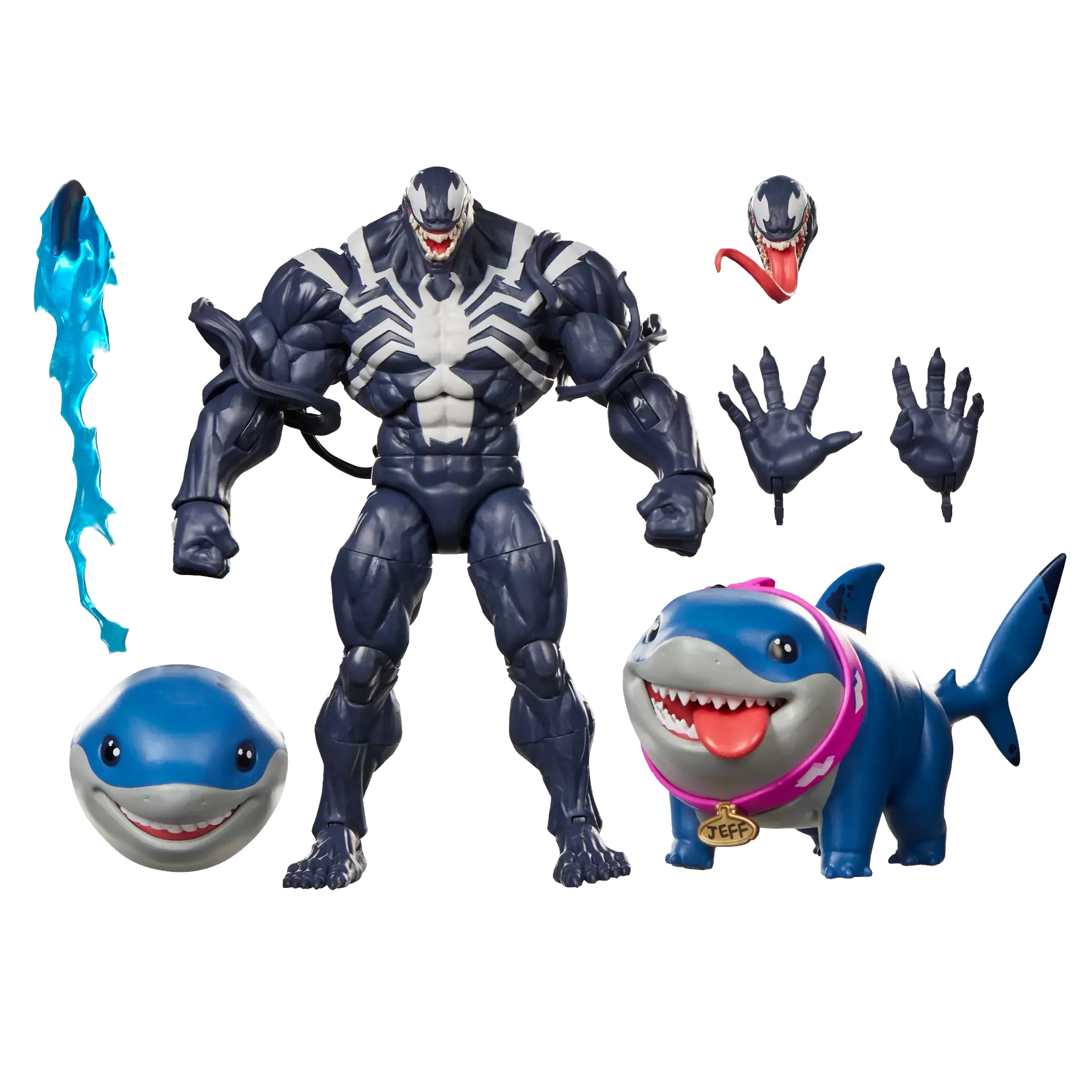 Hasbro Marvel Legends Series Marvel Rivals Venom and Jeff the Land Shark Action Figures
