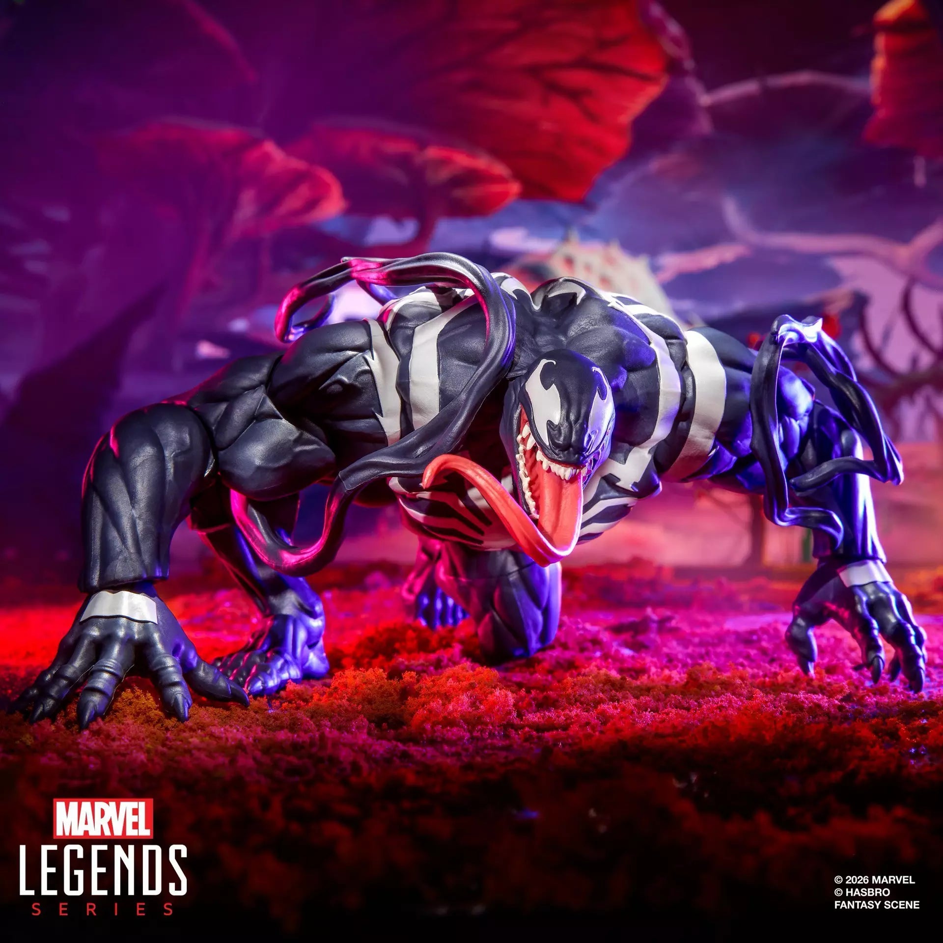 Hasbro Marvel Legends Series Marvel Rivals Venom and Jeff the Land Shark Action Figures