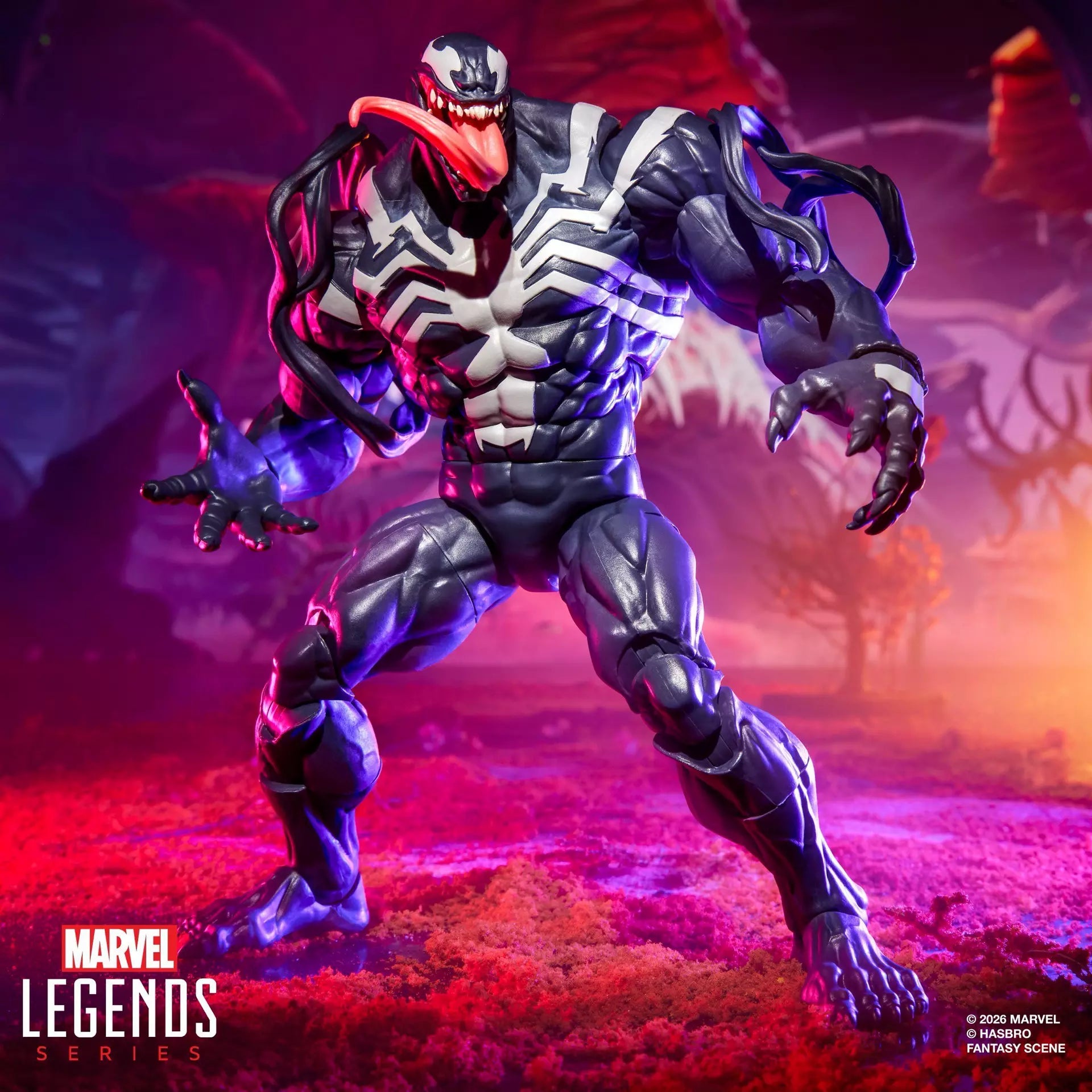 Hasbro Marvel Legends Series Marvel Rivals Venom and Jeff the Land Shark Action Figures