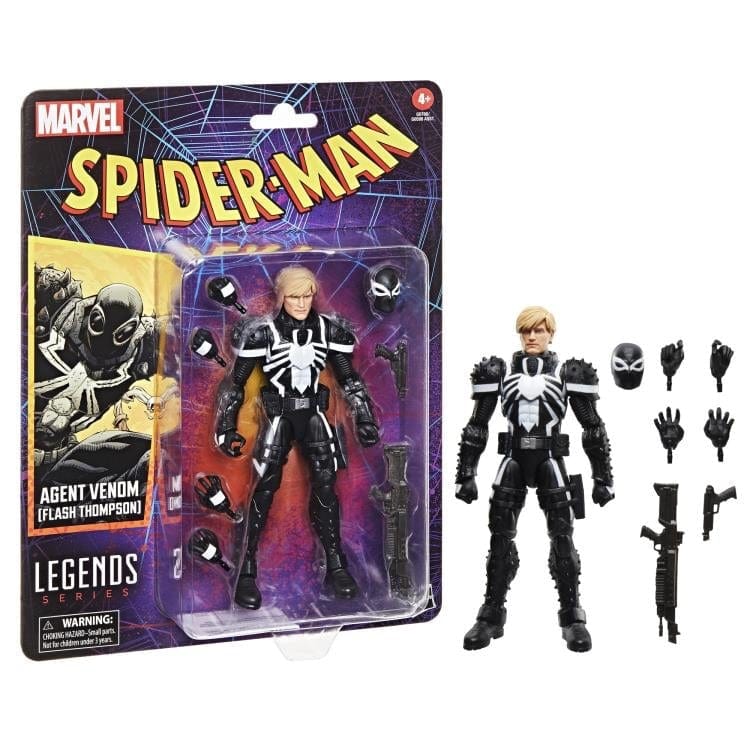 Hasbro Marvel Legends Series Retro Collection Agent Venom (Flash Thompson) Action Figure