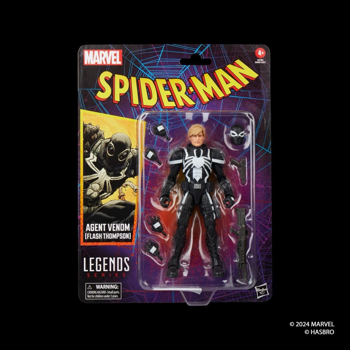 Hasbro Marvel Legends Series Retro Collection Agent Venom (Flash Thompson) Action Figure