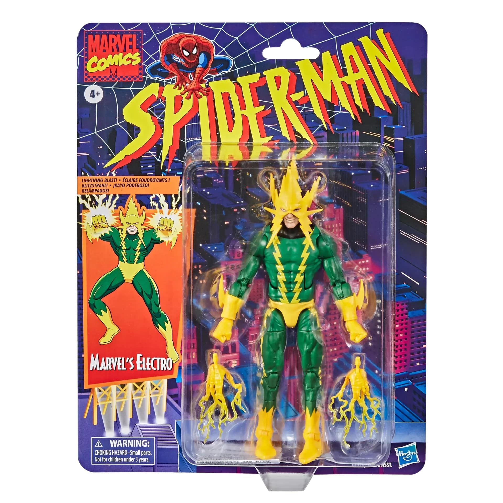 Hasbro Marvel Legends Series Retro Collection Electro Action Figure
