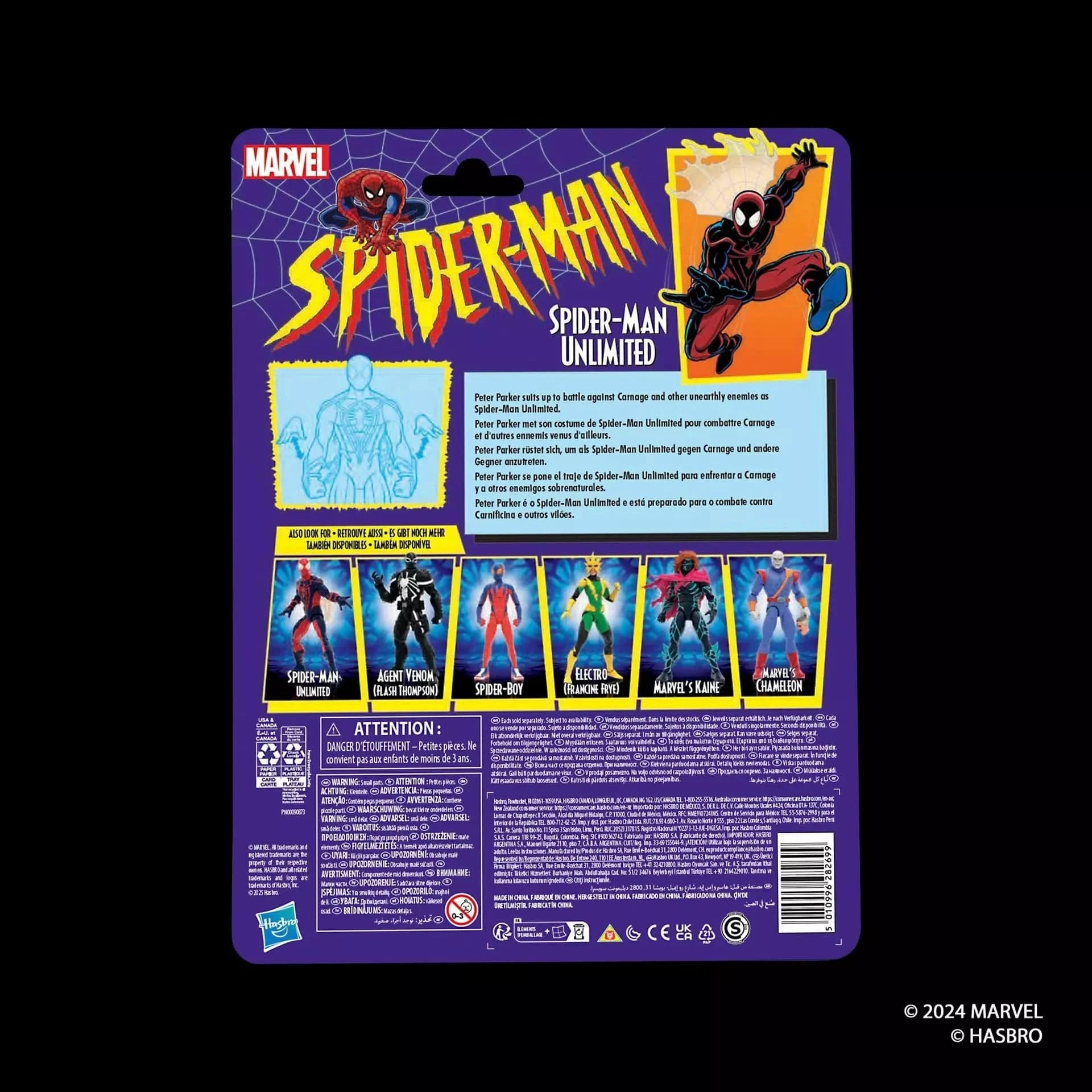 Hasbro Marvel Legends Series Retro Collection Spider-Man Unlimited Action Figure