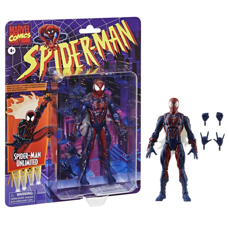 Hasbro Marvel Legends Series Retro Collection Spider-Man Unlimited Action Figure