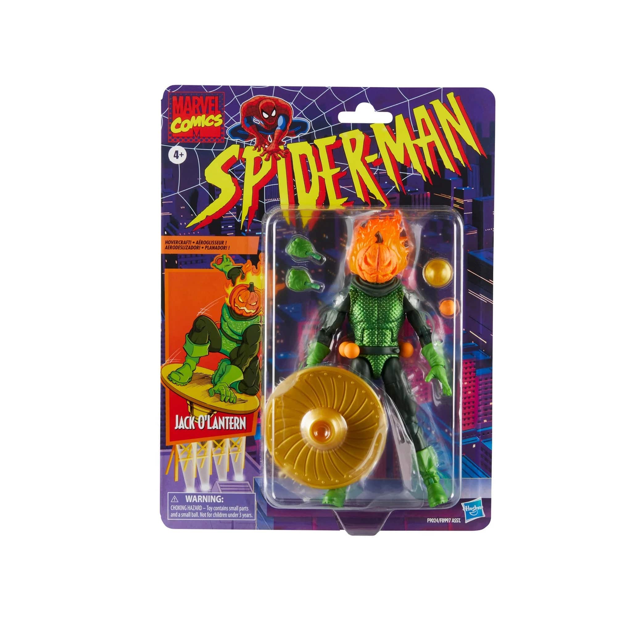 Hasbro Marvel Legends Series Retro Spider-Man Jack O'Lantern Action Figure