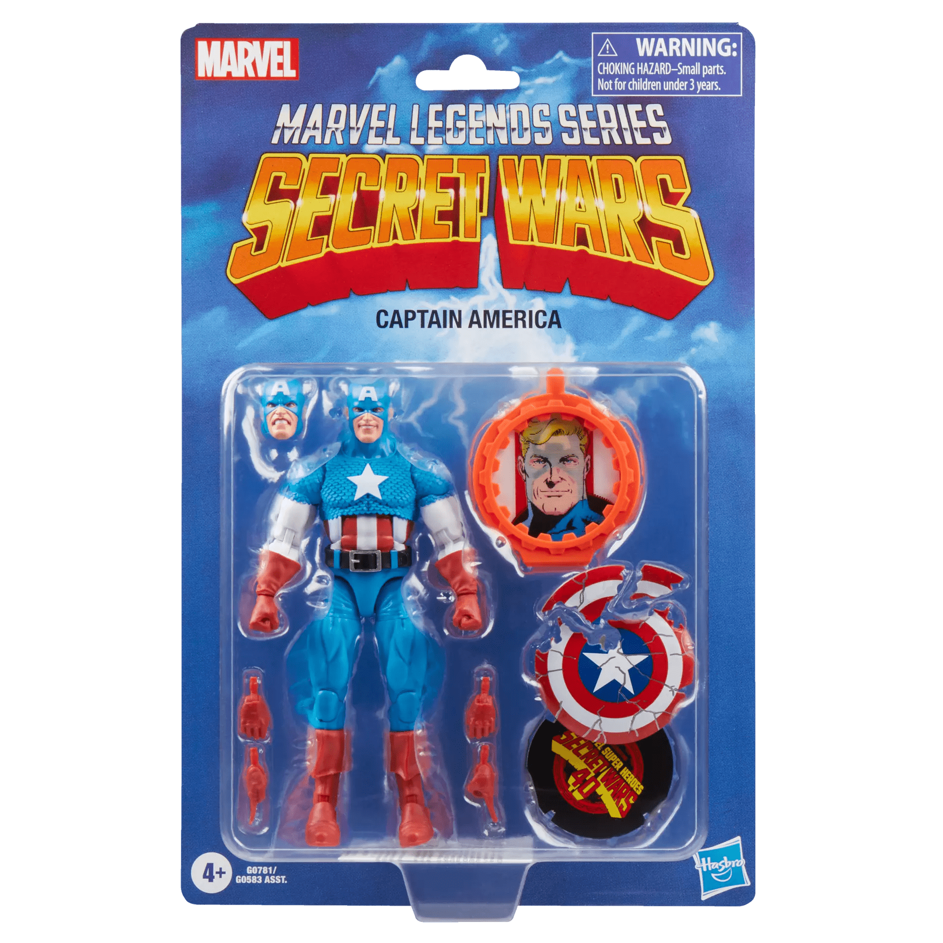 Hasbro Marvel Legends Series Secret Wars Captain America Action Figure