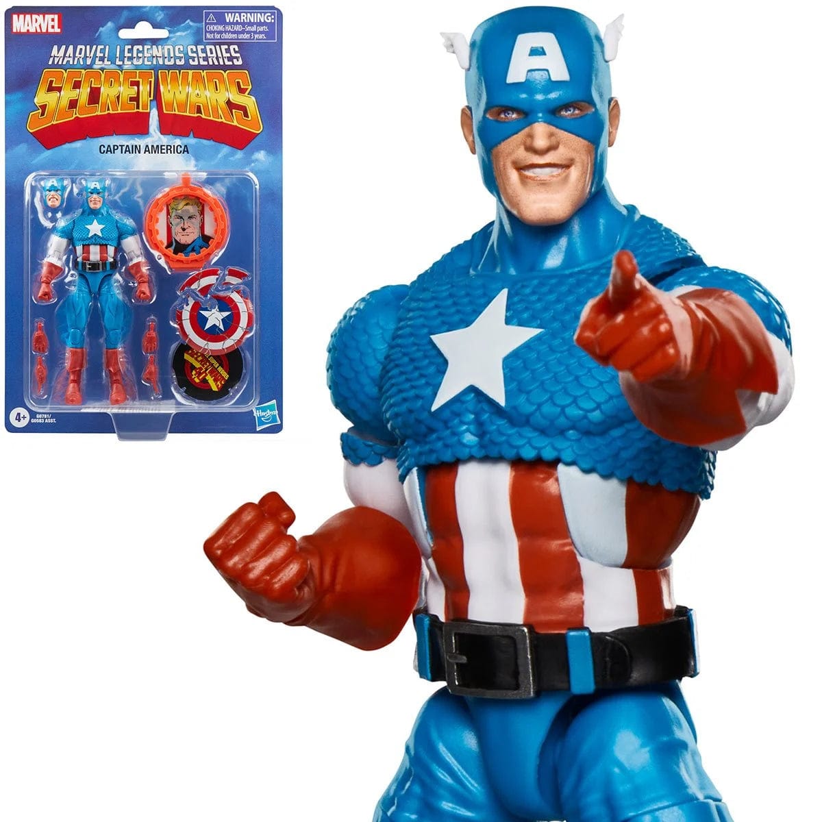 Hasbro Marvel Legends Series Secret Wars Captain America Action Figure