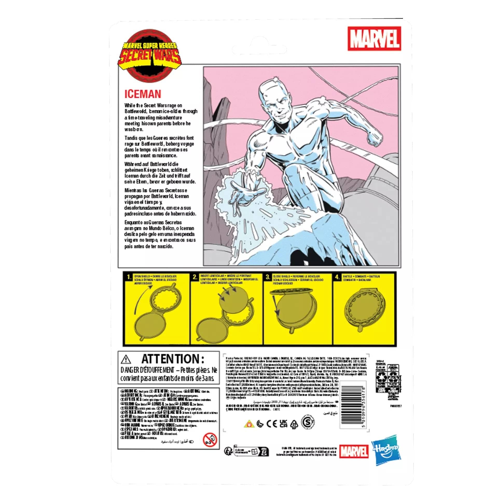 Hasbro Marvel Legends Series Secret Wars Iceman Action Figure