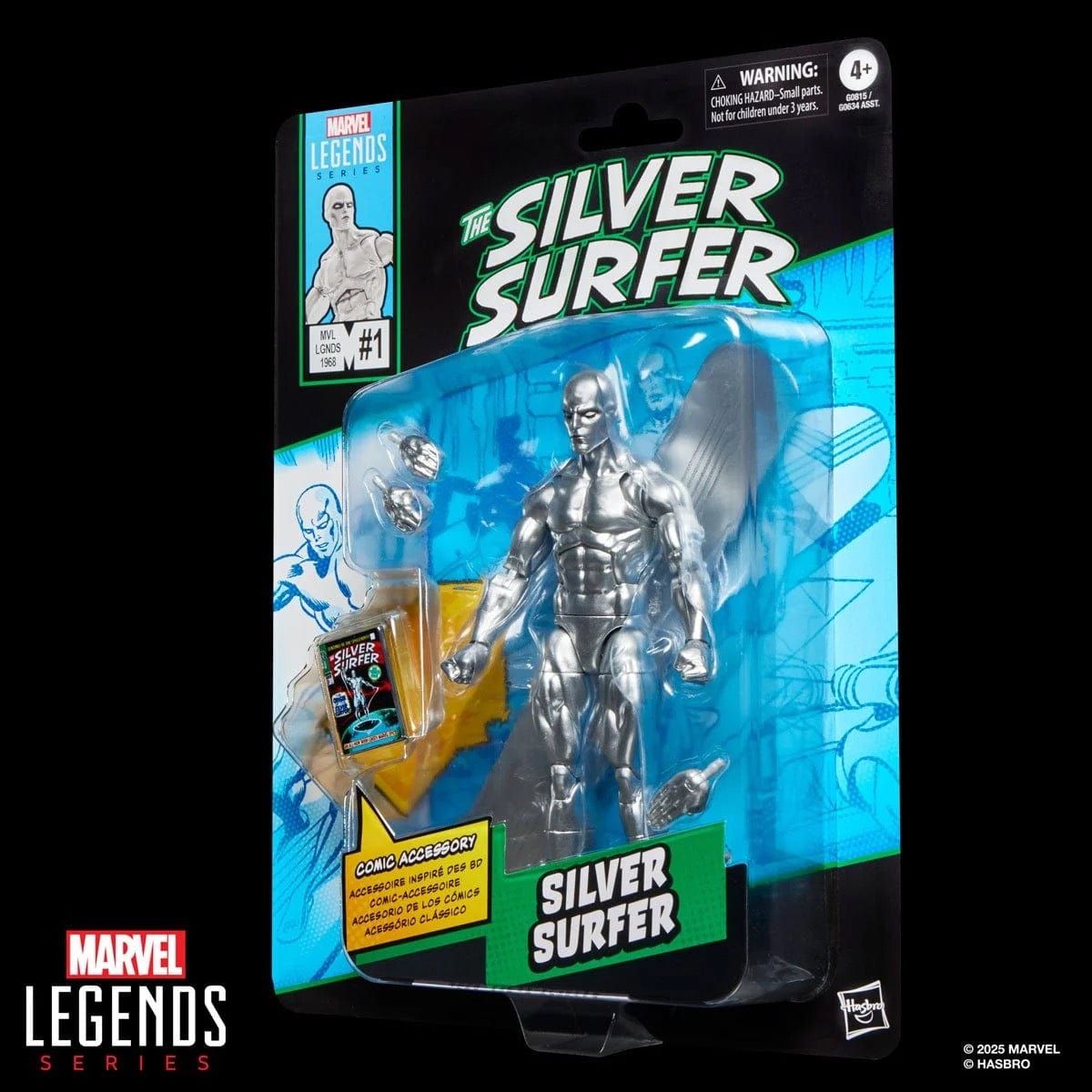 Hasbro Marvel Legends Series Silver Surfer #1 (1968) Silver Surfer Action Figure