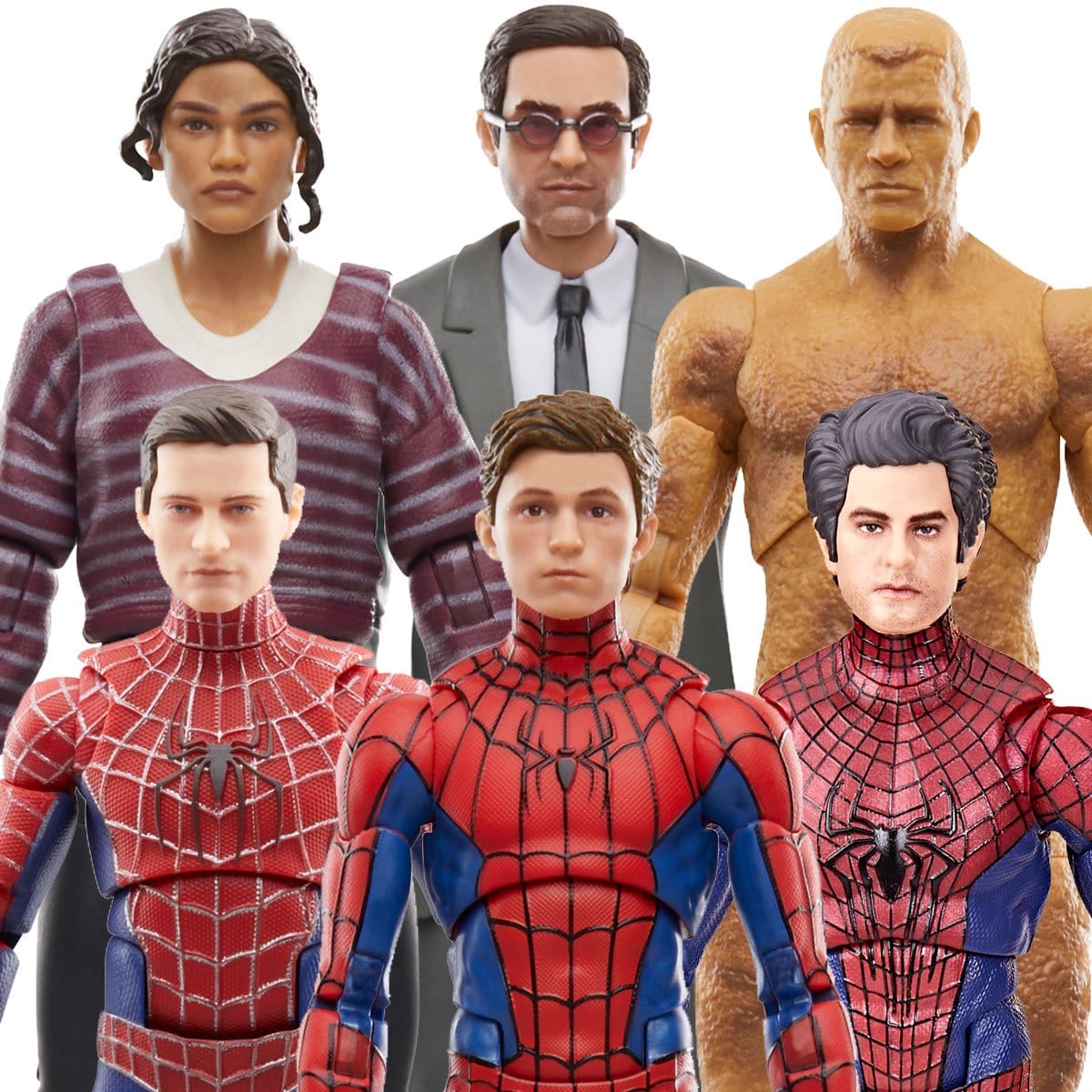 Hasbro Marvel Legends Series Spider-Man: No Way Home Set of 6 Action Figures