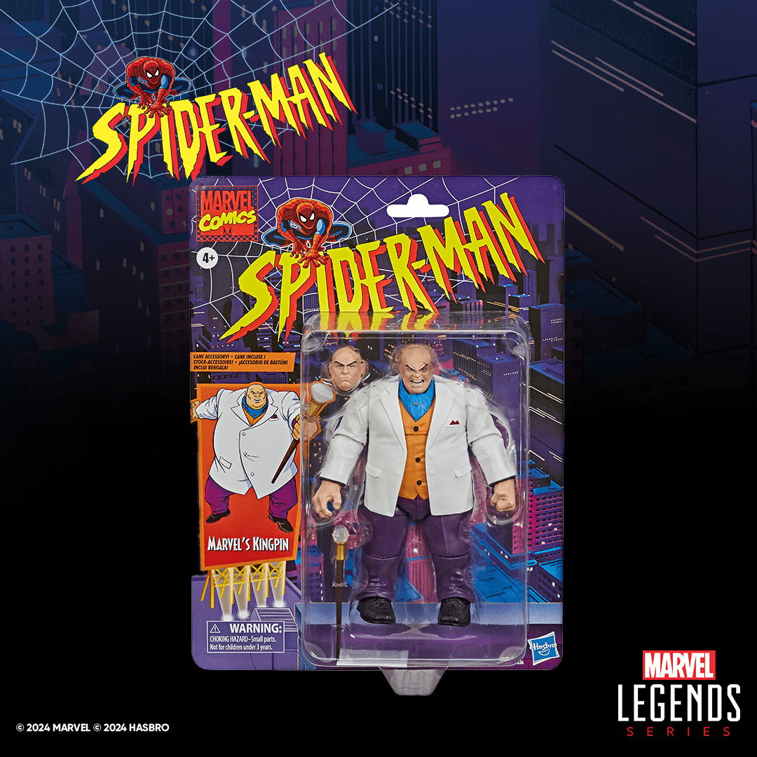 Hasbro Marvel Legends Series Spider-Man Retro Kingpin Action Figure