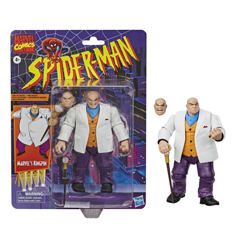 Hasbro Marvel Legends Series Spider-Man Retro Kingpin Action Figure