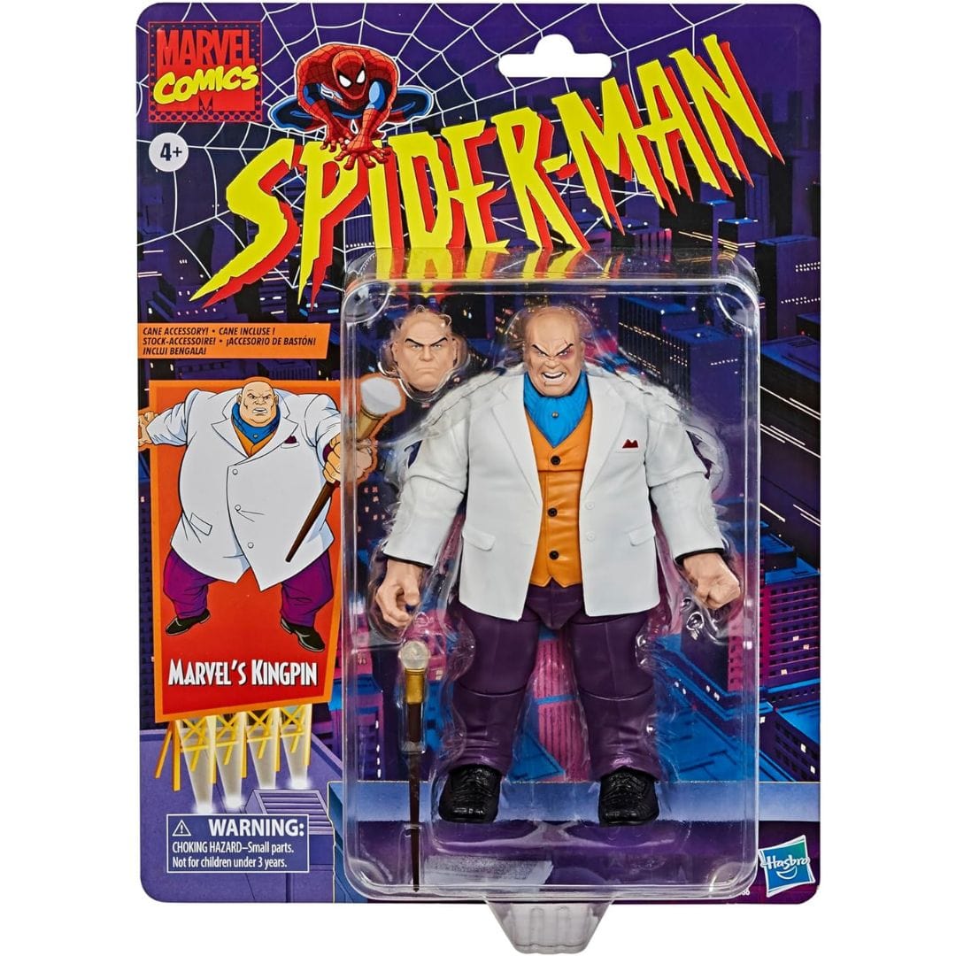 Hasbro Marvel Legends Series Spider-Man Retro Kingpin Action Figure