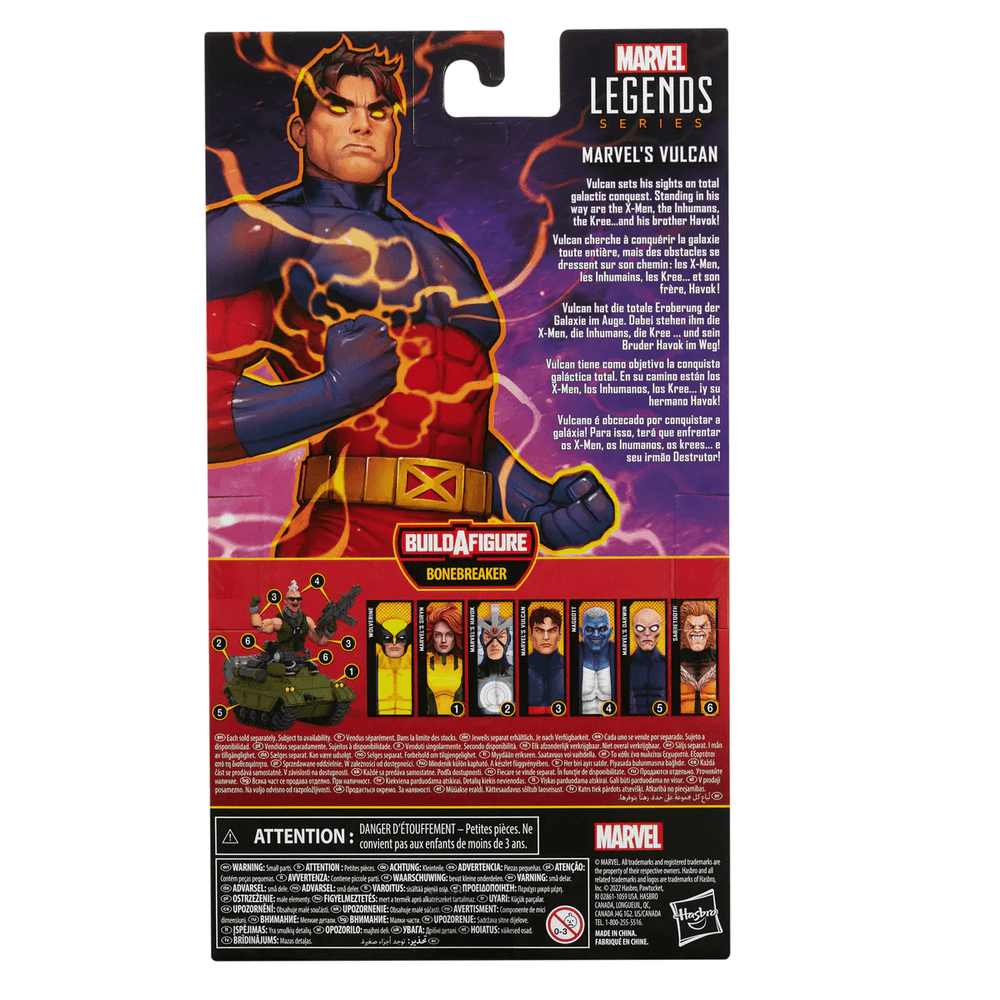 Vultan Figure Marvel Legends Series Vulcan Action Figure (Bonebreaker Build-A-Figure