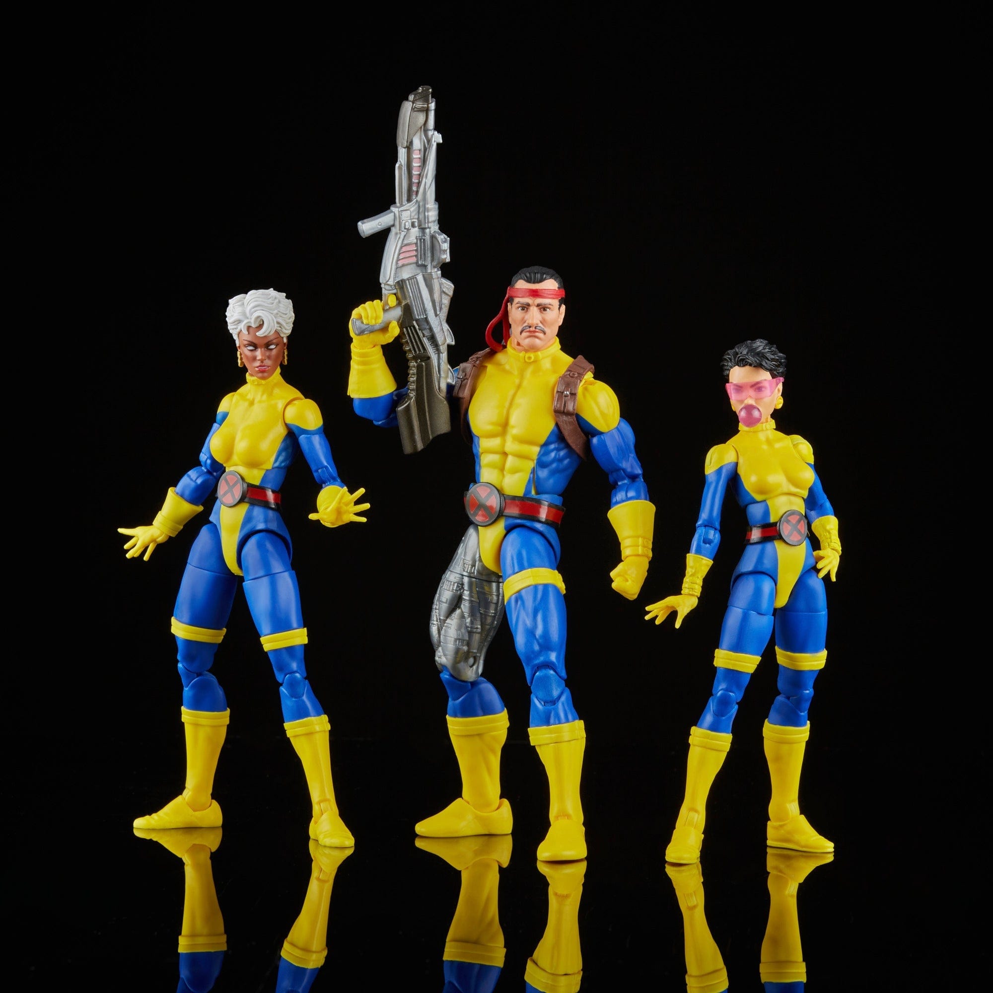 Hasbro Marvel Legends Series X-Men 60th Anniversary Forge, Storm, & Jubilee Action Figure 3-Pack