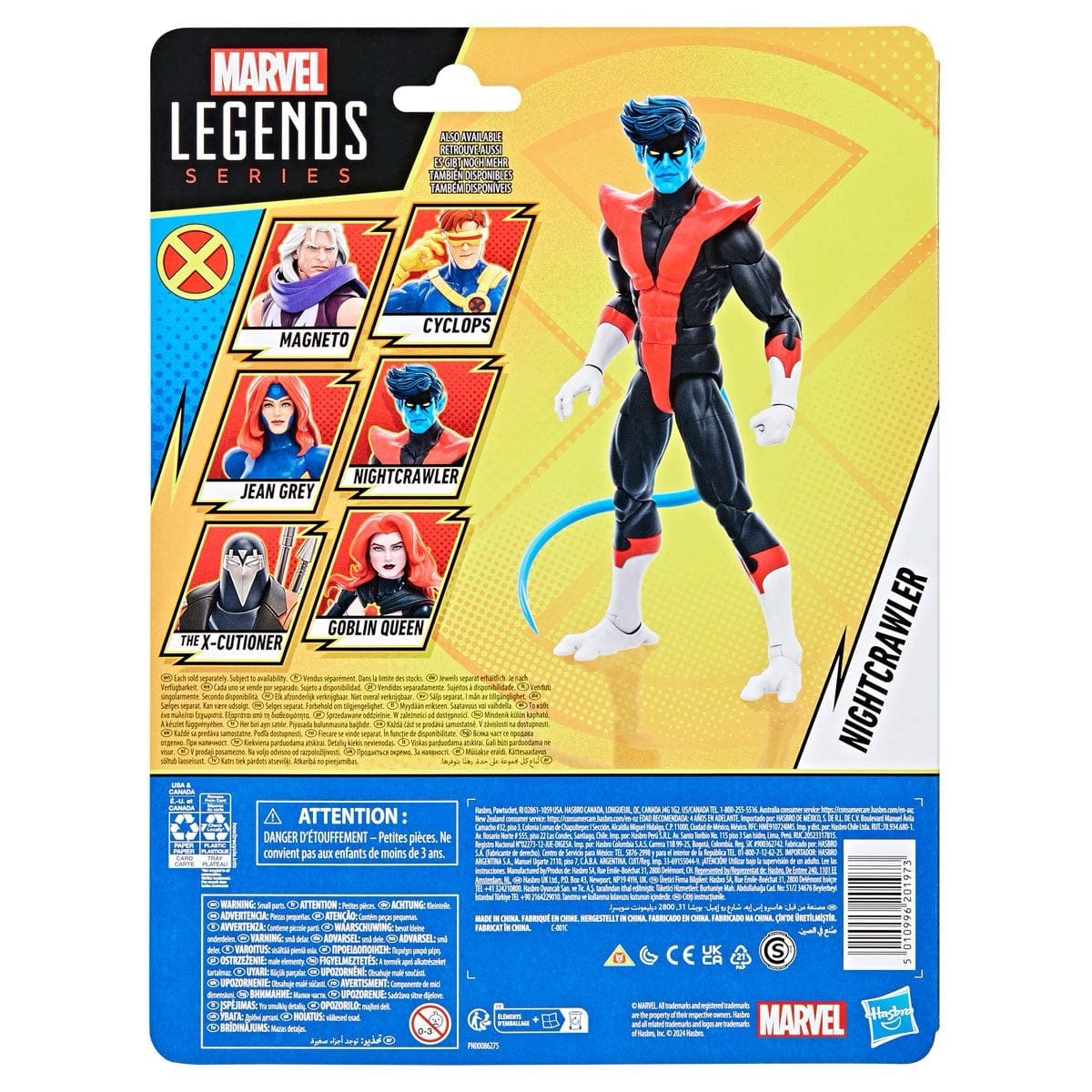 Hasbro Marvel Legends Series X-Men '97 Nightcrawler Action Figure