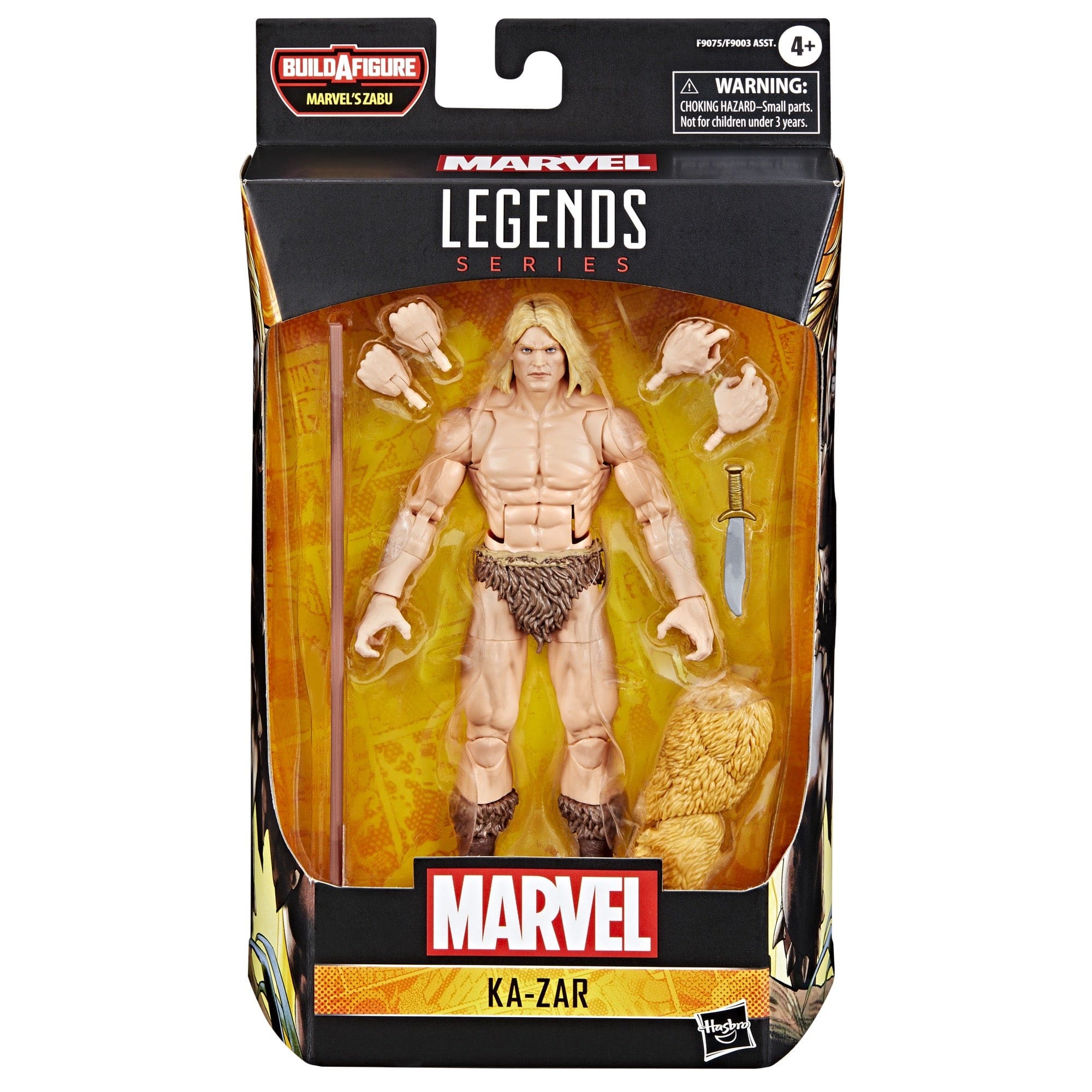 Hasbro Marvel Legends Series Zabu Build-A-Figure Set of 7 Action Figures