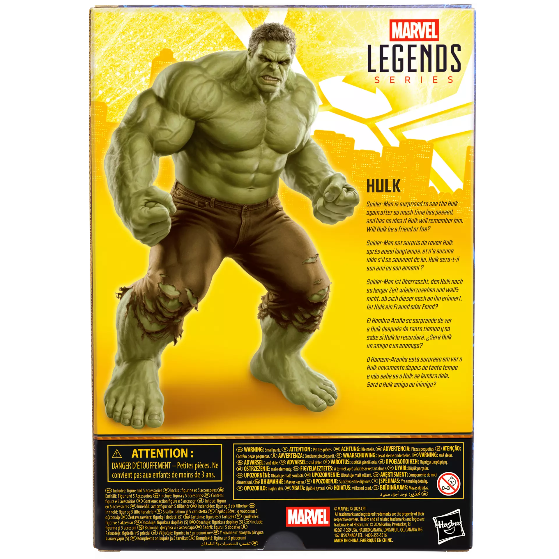 Hasbro Marvel Legends Spider-Man: Brand New Day Hulk Action Figure
