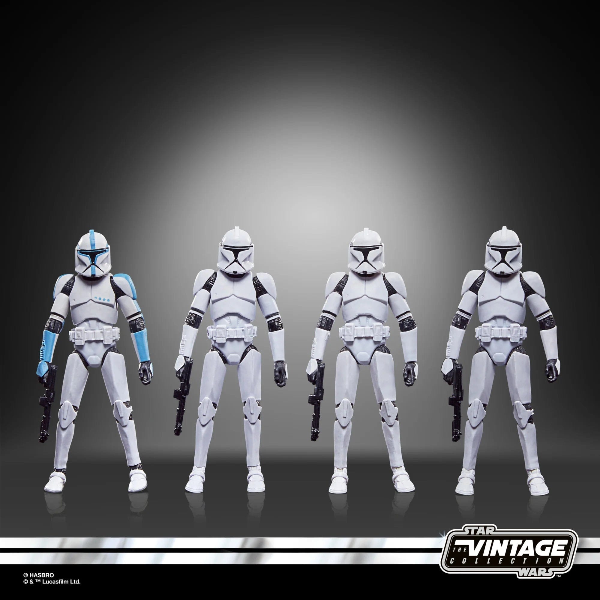 Hasbro Star Wars The Vintage Collection Phase I Clone Trooper Action Figure 4-Pack