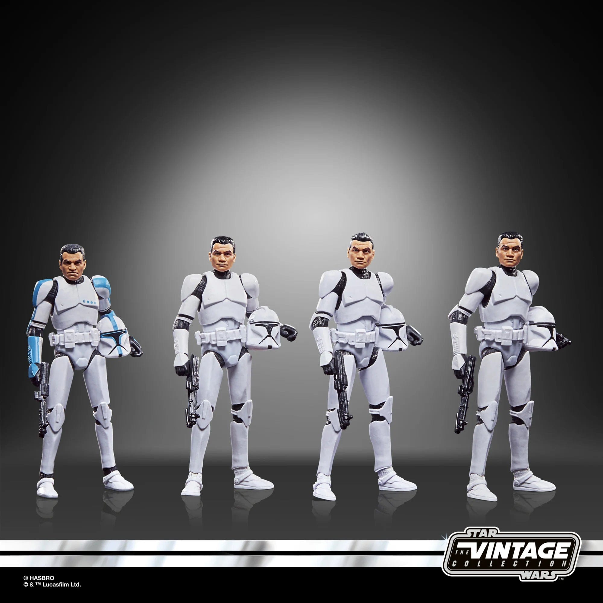 Hasbro Star Wars The Vintage Collection Phase I Clone Trooper Action Figure 4-Pack