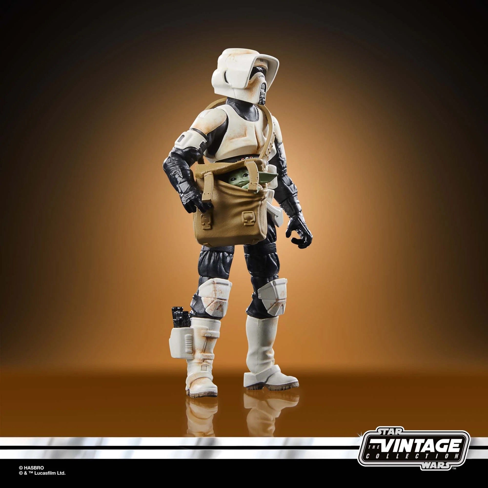 Hasbro Star Wars The Vintage Collection The Mandalorian Speeder Bike with Scout Trooper & Grogu