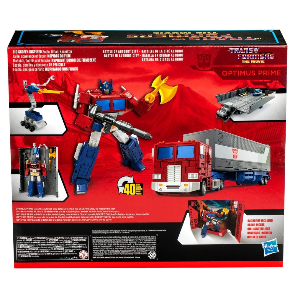 Hasbro Transformers Studio Series Commander Class The Transformers: The Movie 86-31 Optimus Prime