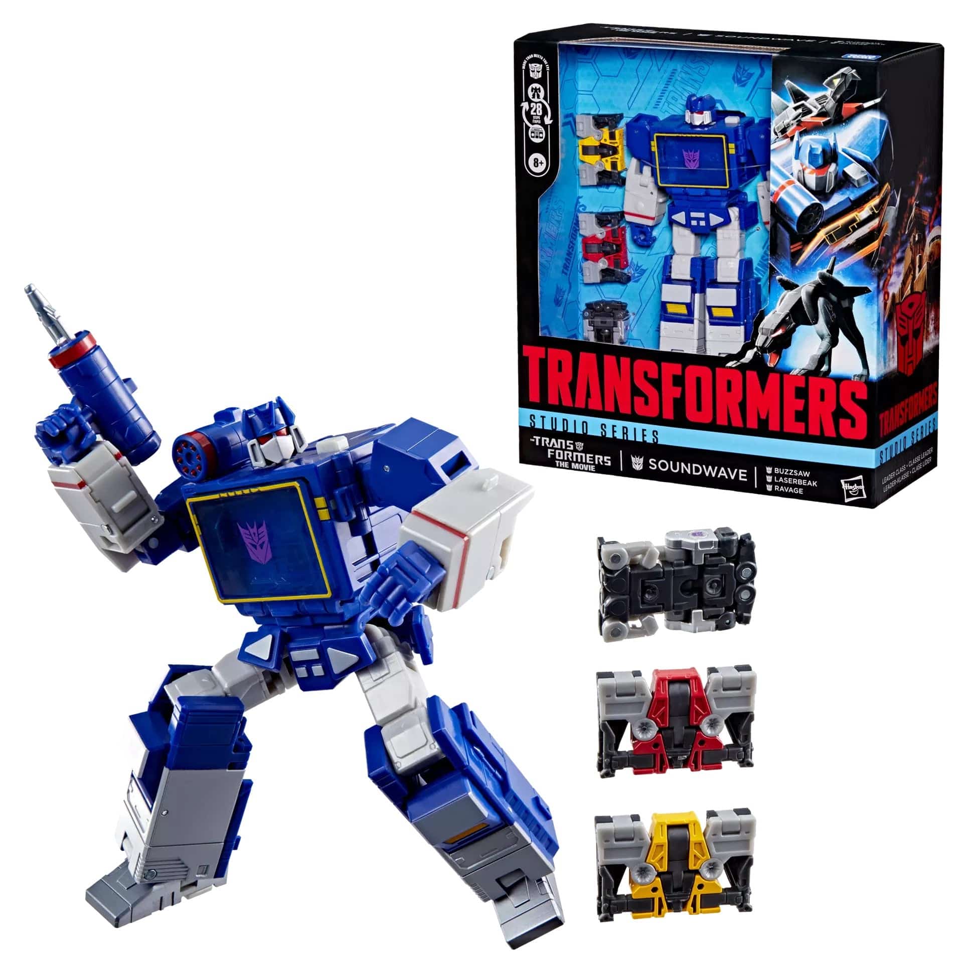 Hasbro Transformers Studio Series Leader Class The Transformers: The Movie Soundwave Action Figure