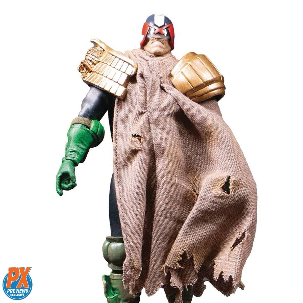 Hiya Toys 2000 AD Exquisite Super Series Cursed Earth Judge Dredd 1:12 Action Figure (PX Previews Exclusive)