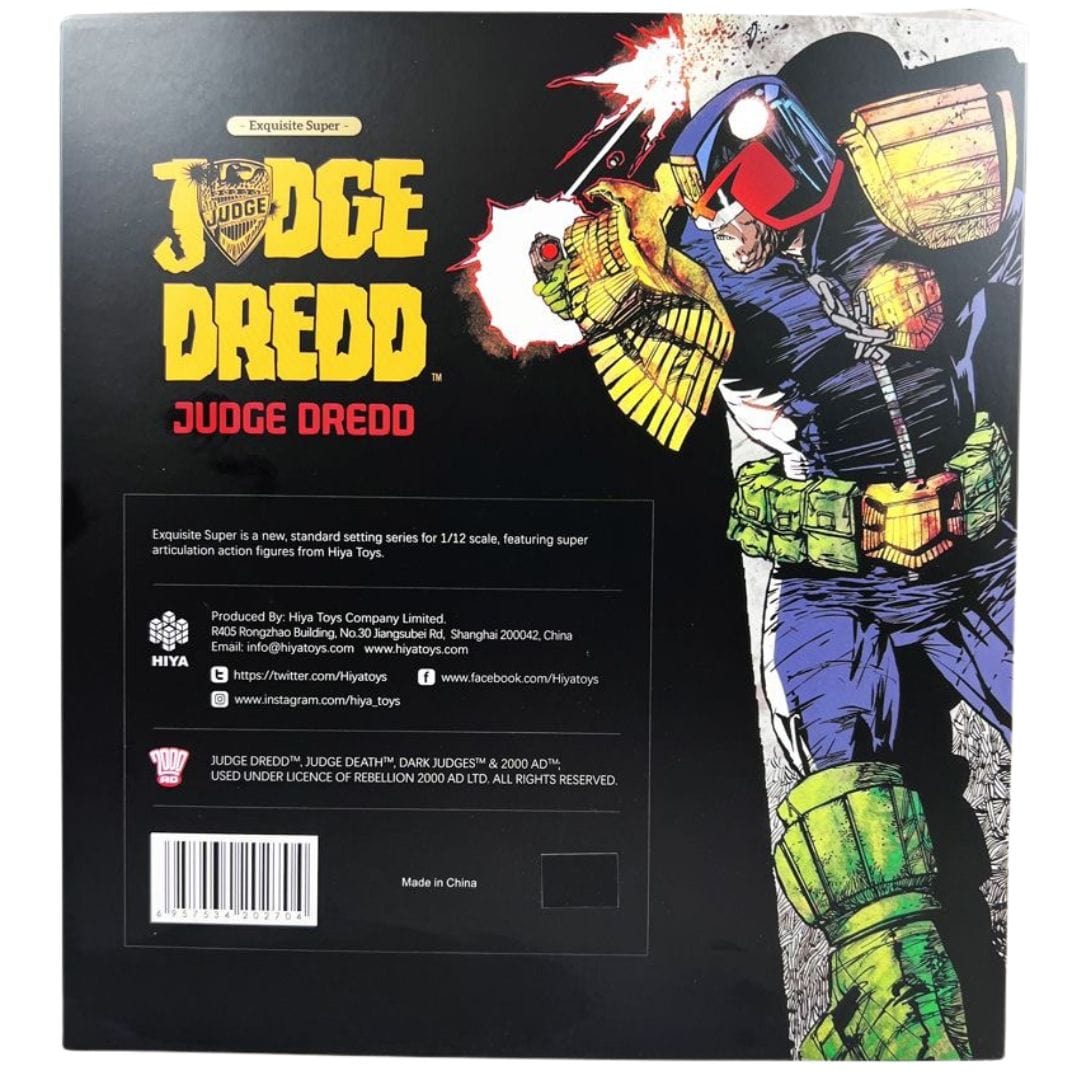 Hiya Toys 2000 AD Exquisite Super Series Judge Dredd 1:12 Action Figure