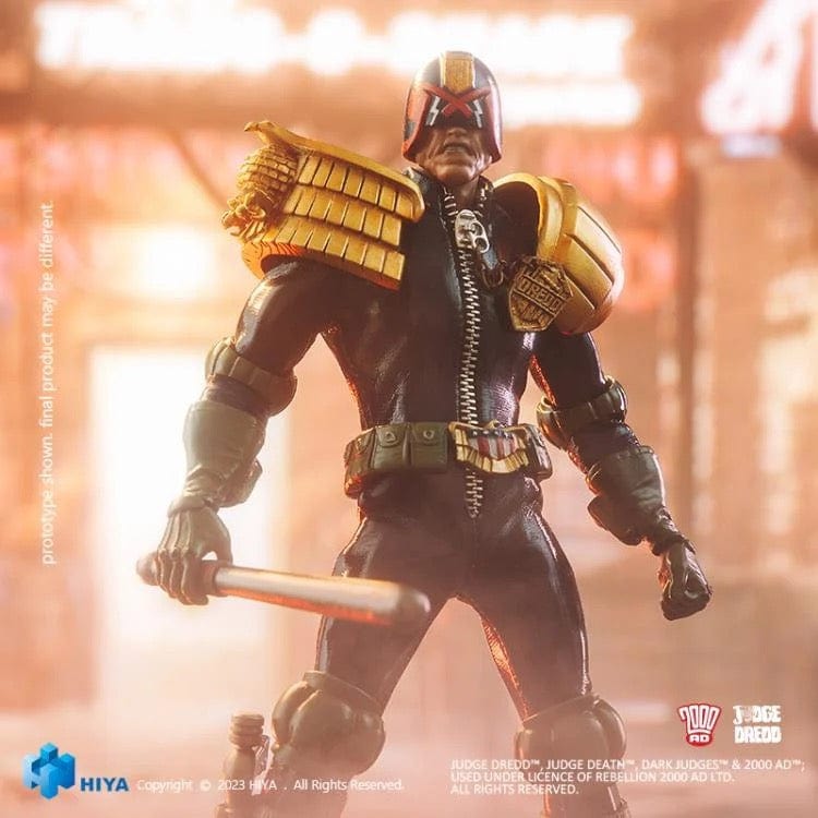 Hiya Toys 2000 AD Exquisite Super Series Judge Dredd 1:12 Action Figure (PX Previews Exclusive)