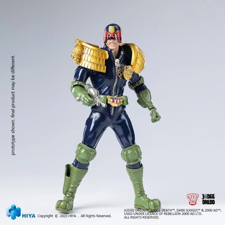 Hiya Toys 2000 AD Exquisite Super Series Judge Dredd 1:12 Action Figure (PX Previews Exclusive)