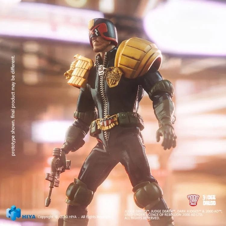 Hiya Toys 2000 AD Exquisite Super Series Judge Dredd 1:12 Action Figure (PX Previews Exclusive)