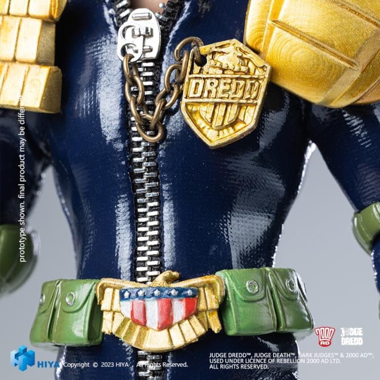 Hiya Toys 2000 AD Exquisite Super Series Judge Dredd 1:12 Action Figure (PX Previews Exclusive)