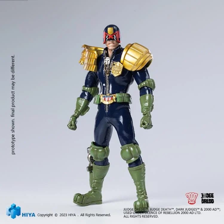 Hiya Toys 2000 AD Exquisite Super Series Judge Dredd 1:12 Action Figure (PX Previews Exclusive)