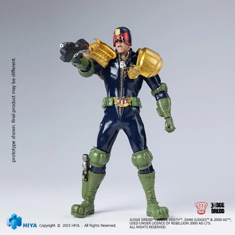 Hiya Toys 2000 AD Exquisite Super Series Judge Dredd 1:12 Action Figure (PX Previews Exclusive)