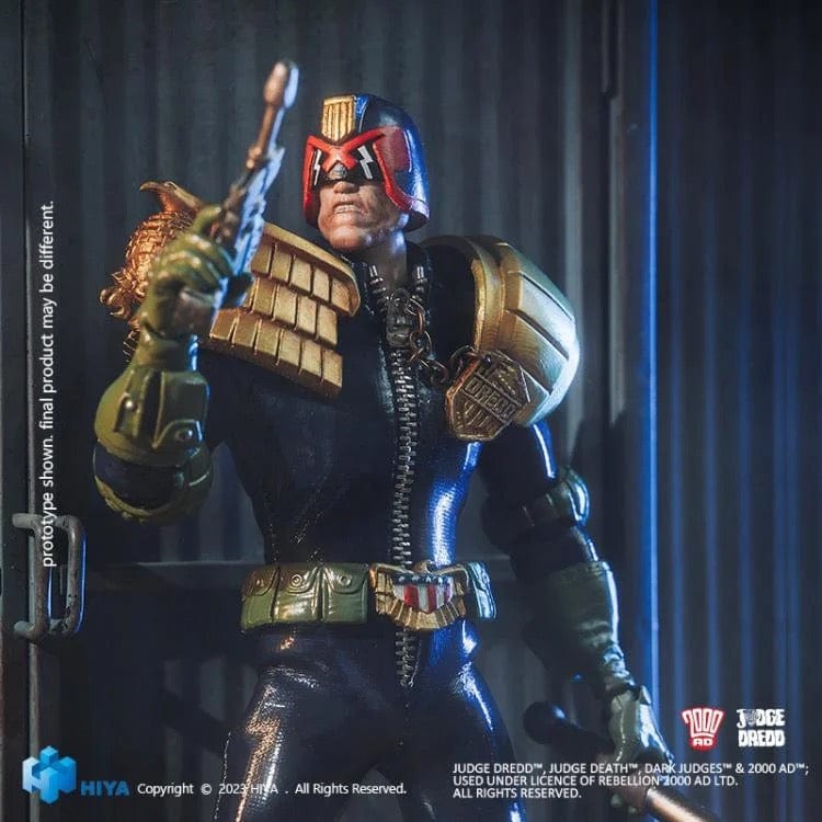 Hiya Toys 2000 AD Exquisite Super Series Judge Dredd 1:12 Action Figure (PX Previews Exclusive)