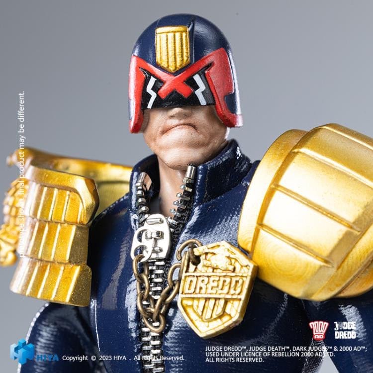 Hiya Toys 2000 AD Exquisite Super Series Judge Dredd 1:12 Action Figure (PX Previews Exclusive)