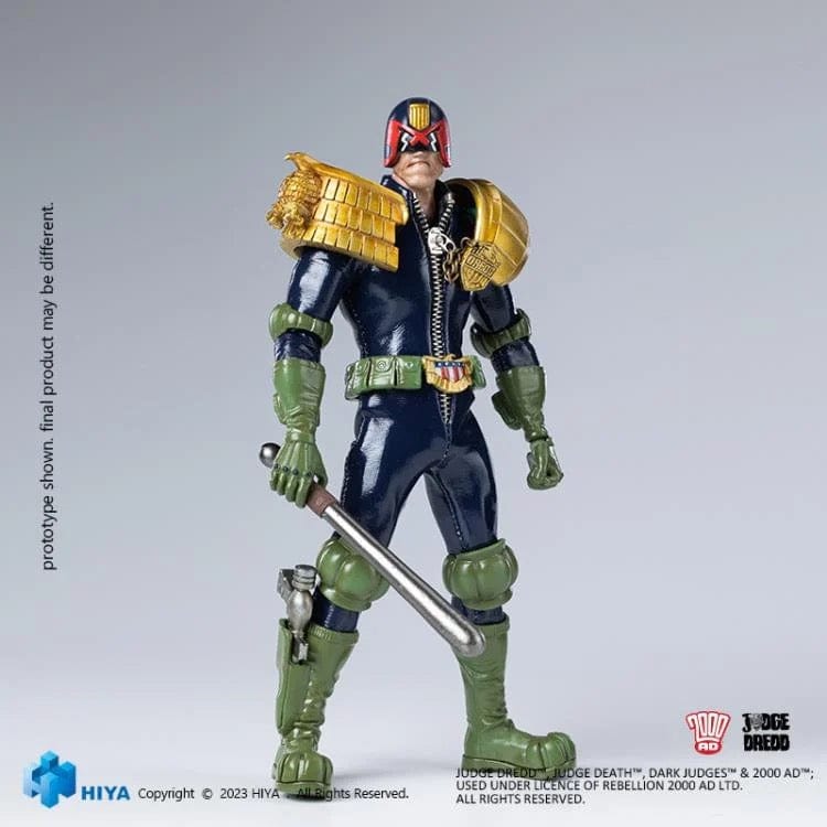 Hiya Toys 2000 AD Exquisite Super Series Judge Dredd 1:12 Action Figure (PX Previews Exclusive)