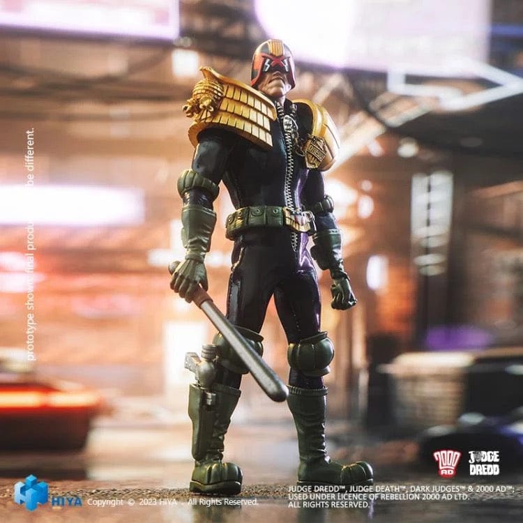 Hiya Toys 2000 AD Exquisite Super Series Judge Dredd 1:12 Action Figure (PX Previews Exclusive)