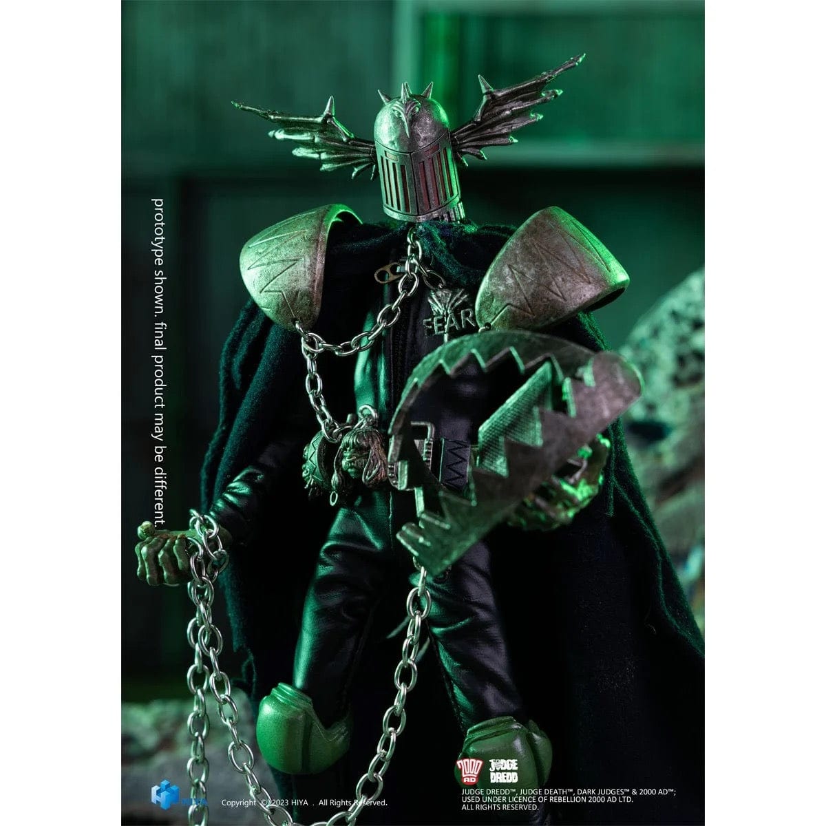 Hiya Toys 2000 AD Exquisite Super Series Judge Fear 1:12 Previews Exclusive Action Figure