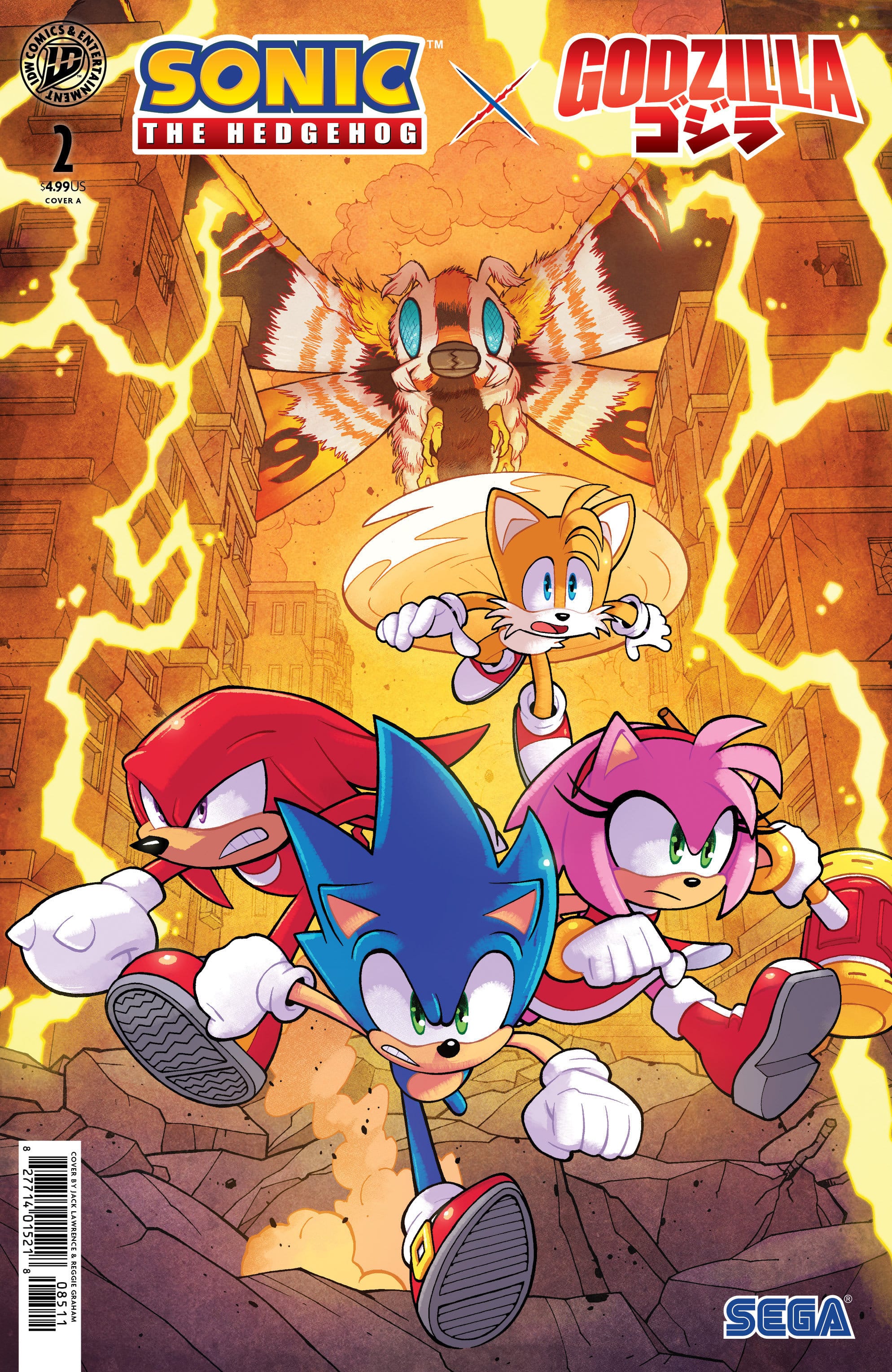 IDW Publishing Sonic the Hedgehog x Godzilla (Series Subscription)