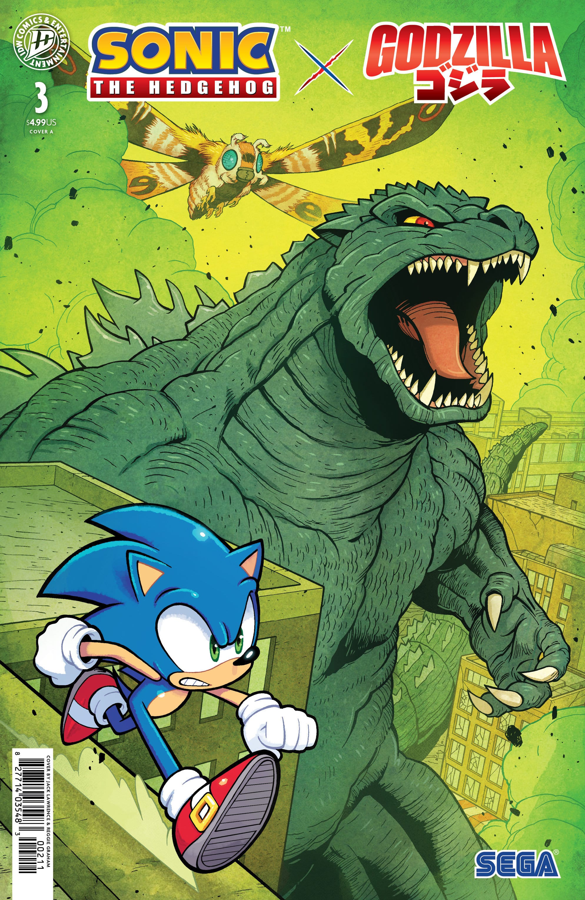 IDW Publishing Sonic the Hedgehog x Godzilla (Series Subscription)