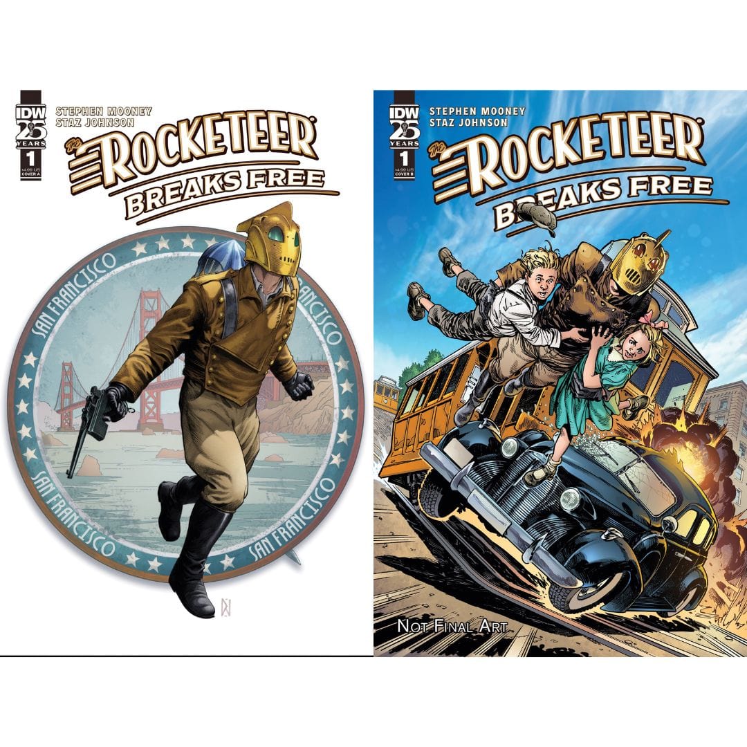 IDW Publishing The Rocketeer: Breaks Free #1 Cover A B Set