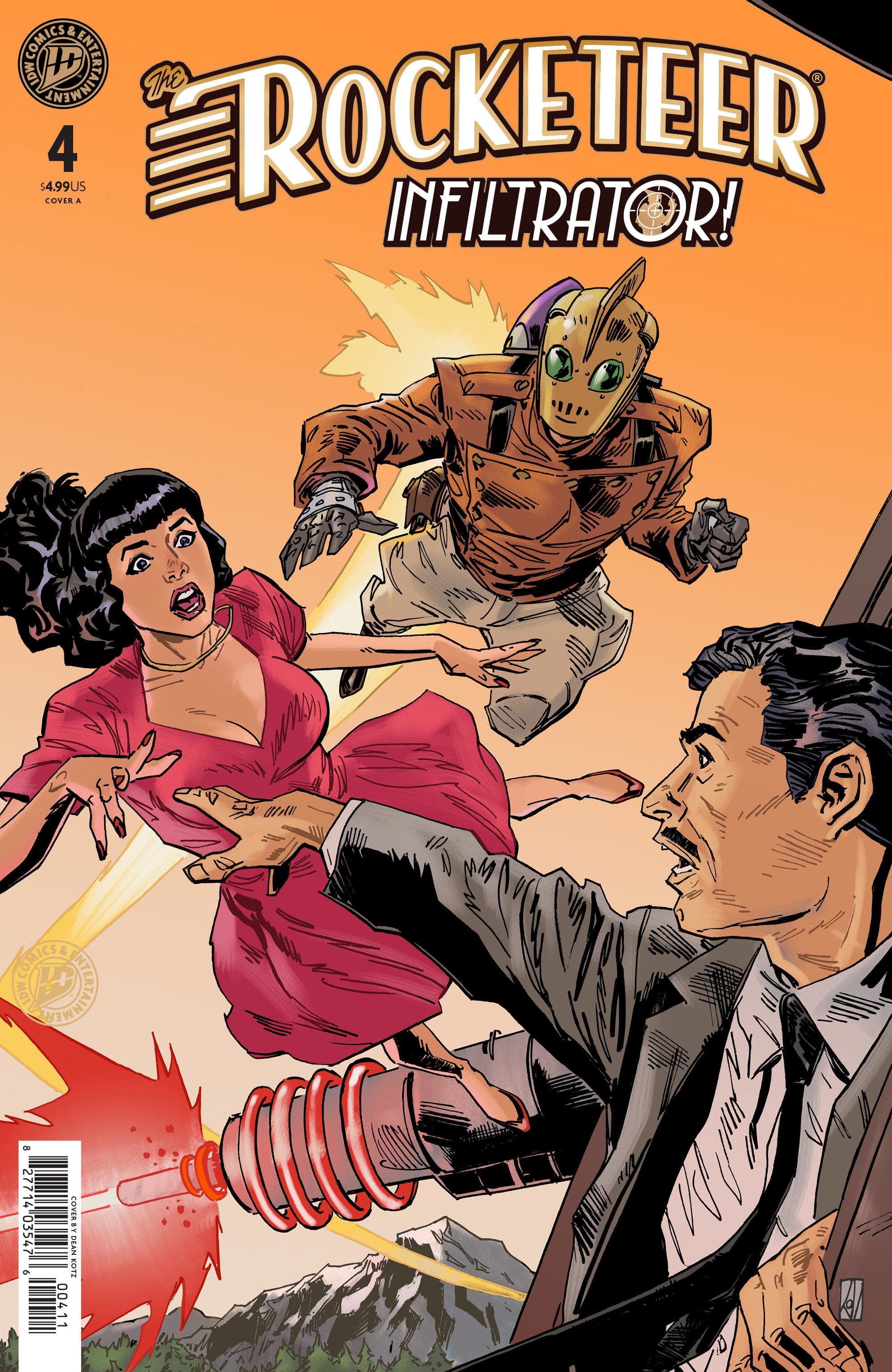 IDW Publishing The Rocketeer: Infiltrator! #4 Cover A Dean Kotz