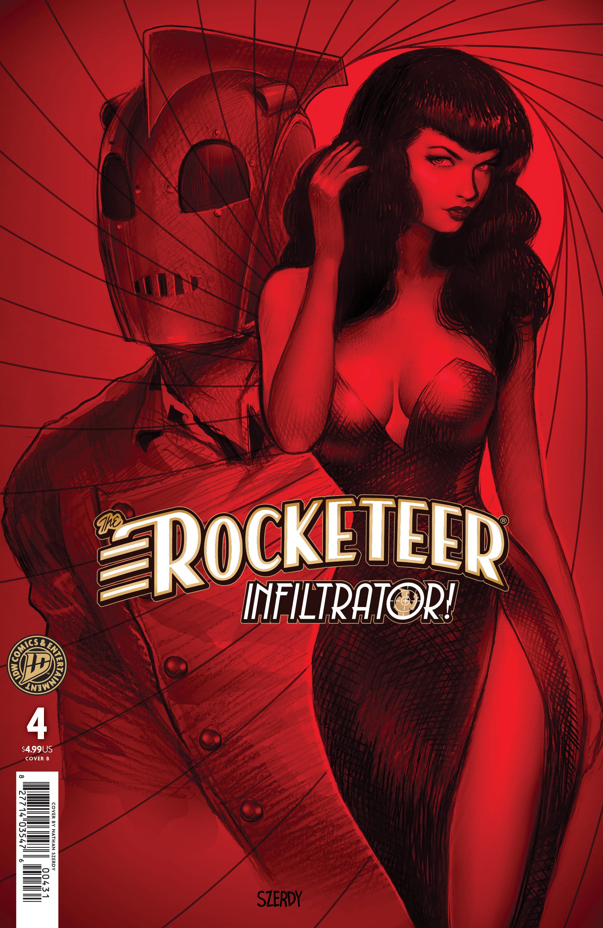 IDW Publishing The Rocketeer: Infiltrator! #4 Variant B Nathan Szerdy