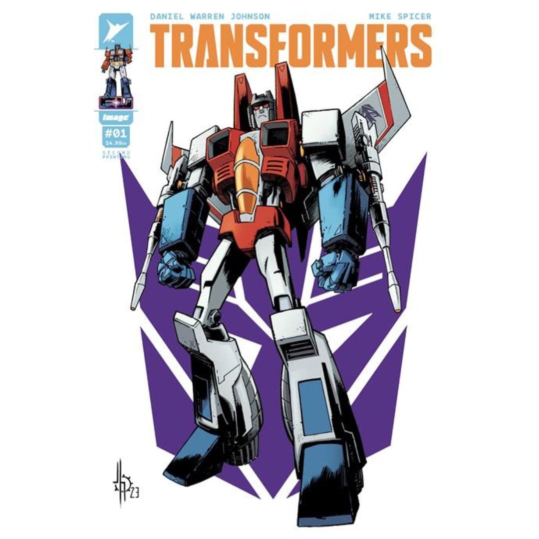 Image Comics Copy of Transformers #1 Cover B Jason Howard Second Printing
